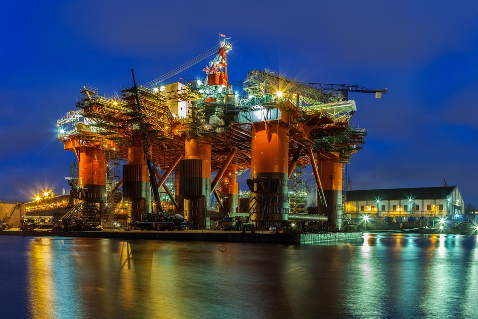Struttura industriale offshore
